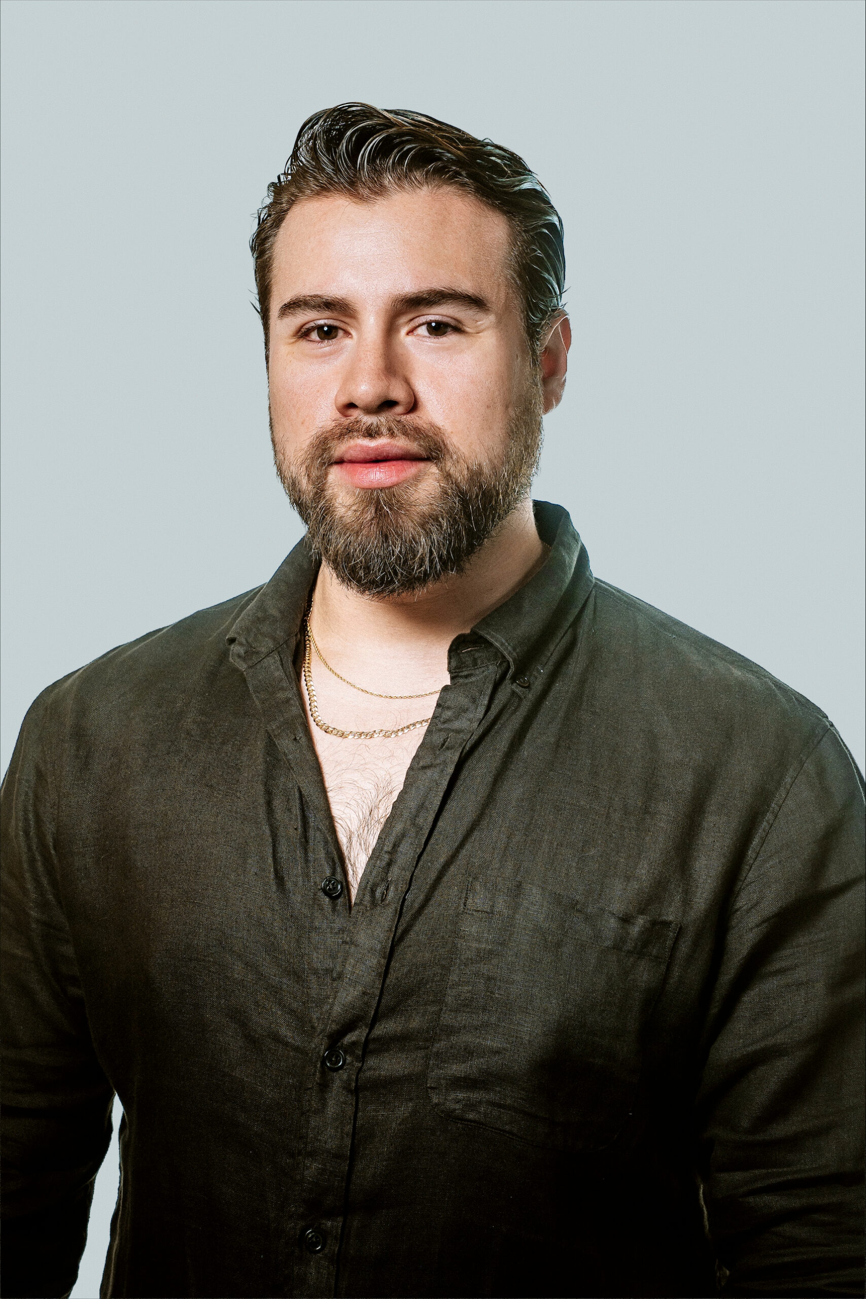 Stephen Jaime, master hair stylist at Raw Hair & Co, portrait photo